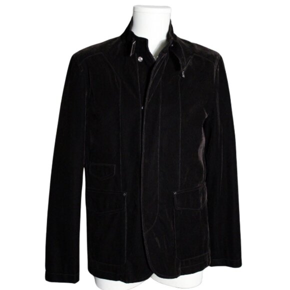 Zara Man SZ 38 Chocolate Brown Men's Quilted Zippered Sport Outdoor Jacket - Picture 1 of 15